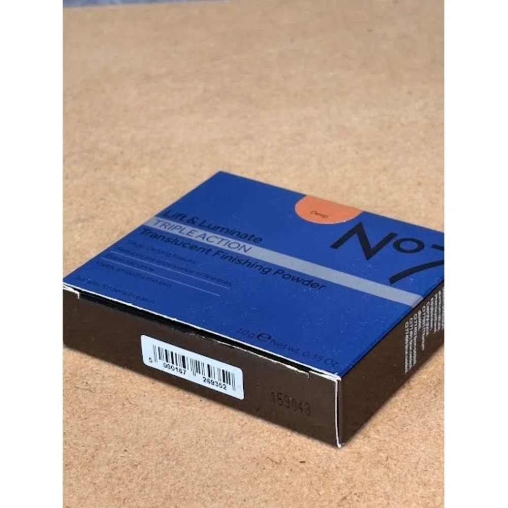 No7 Lift &‎ Luminate Triple Action Translucent Finishing Powder Deep 10g 0.35oz